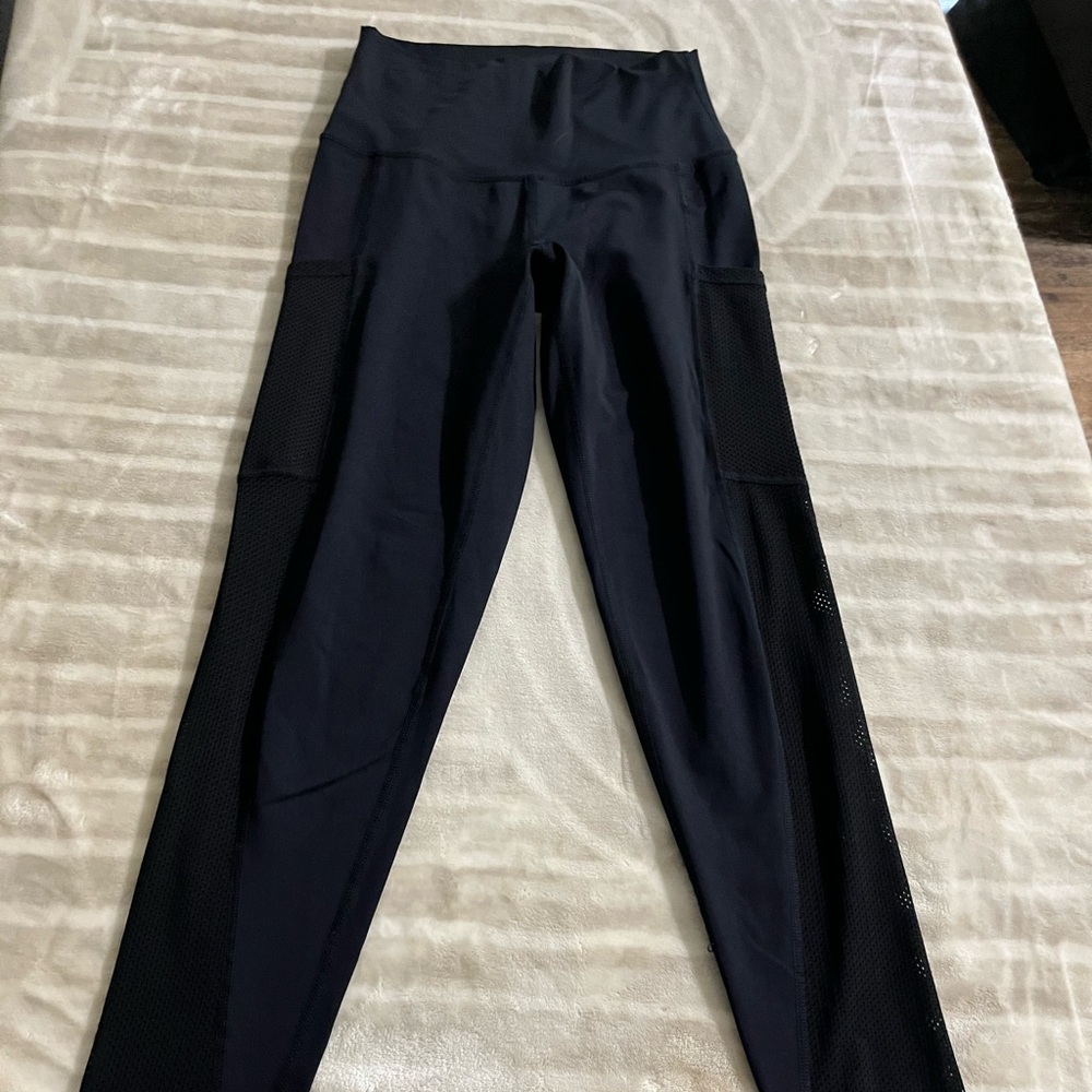 Aerie Women's Black High-Waisted Leggings S